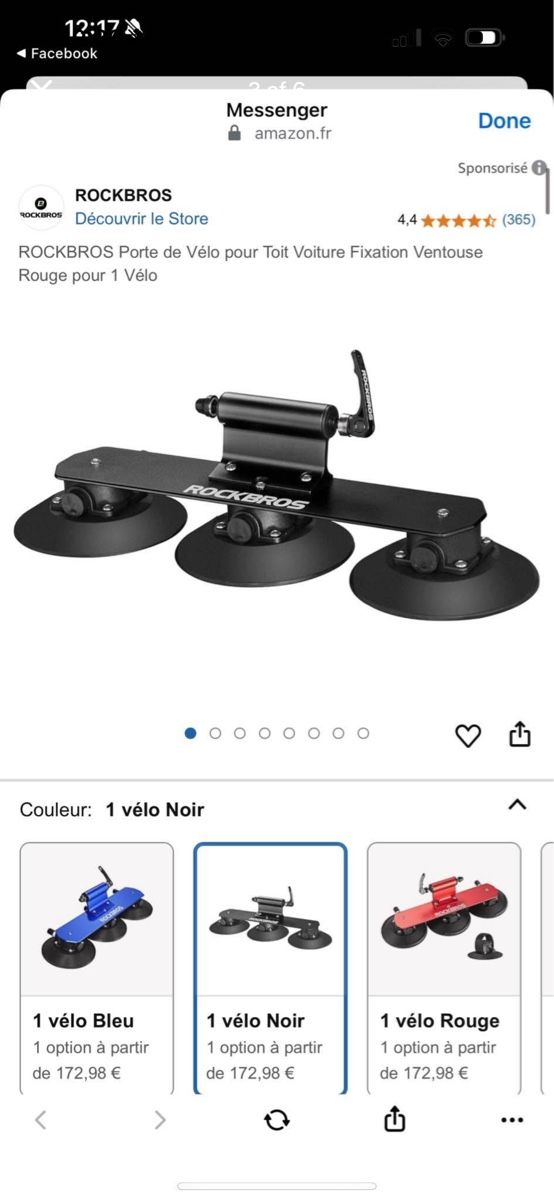 Cavalletti per biciclette: Porte-vélo à ventouses – Nuovo (secondo la descrizione) da Muraz (Collombey) venduto da Osearafrumoasa 2