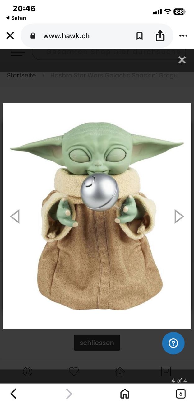 Star Wars Giocattoli: Star Wars Galactic Snackin’ Grogu – Usato da Schwarzenburg venduto da sarah2107 1