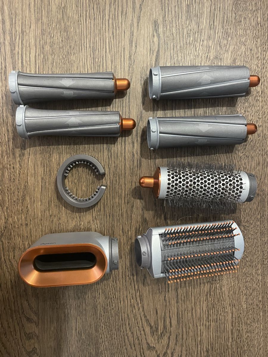 Dyson Asciugacapelli: Dyson Airwrap Complete Long Haarglätter silber orange  – Usato da Itingen venduto da Monschi5 3