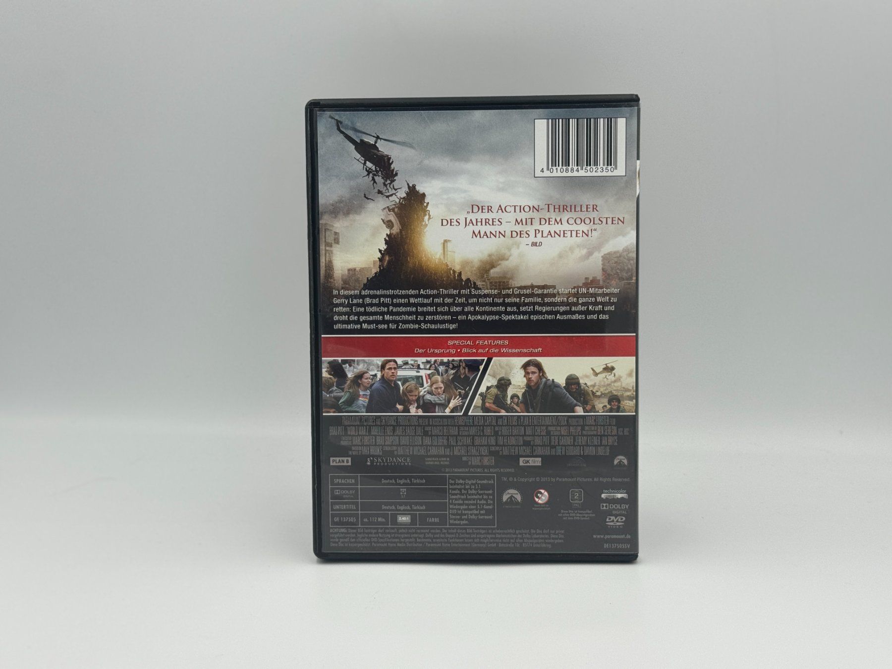Tutti i DVDs: WORLD WAR Z - Versand A-Post nur CHF 2.50! – Usato da Siblingen venduto da goodprice24 1
