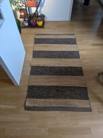 Stylish Striped Jute Rug