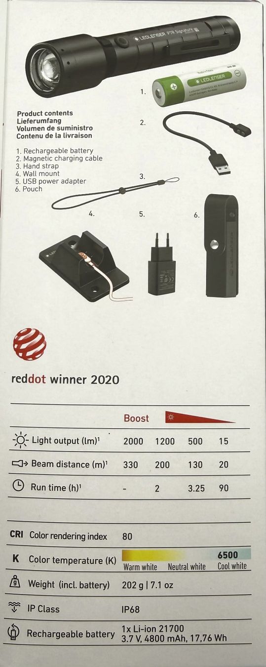 Ledlenser Lampade: Ledlenser P7R Signature – Usato da Wengi b. Büren venduto da Pedli 1