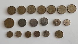 Lot de pièces Espagne et Portugal