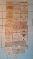 Fronts/bords de caisses de vin Bordeaux 41 pièces pour déco 