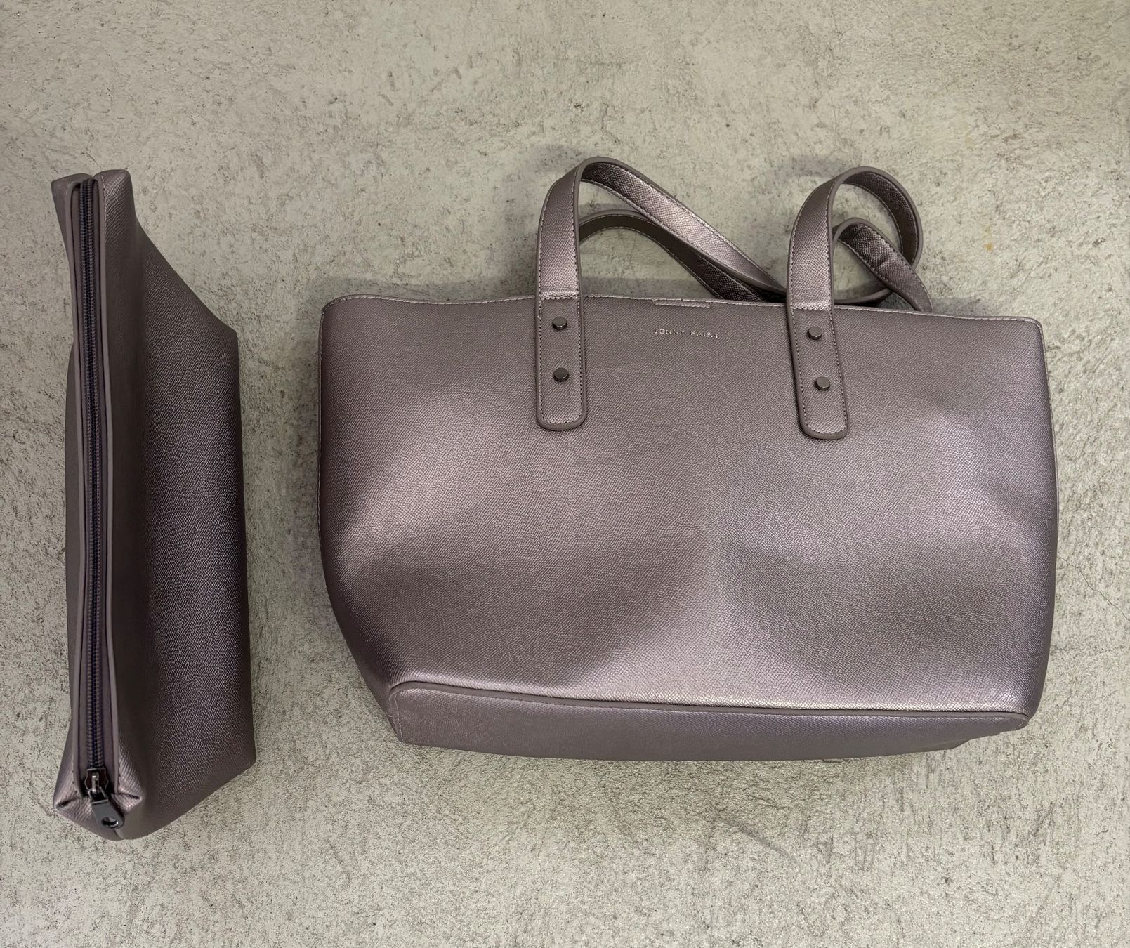 Taschen für Damen: Jenny Fairy Shopper Tasche Grau – Gebraucht aus Sonterswil von VD-Service 3