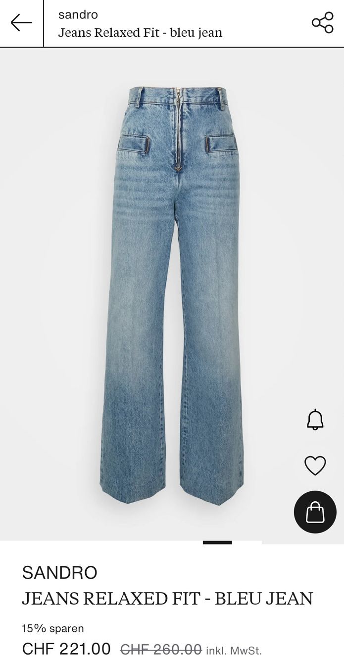 Sandro Jeans: NEU Sandro Jeans Xs /34 – Nuovo e nell'imballaggio originale da Bronschhofen venduto da eve_l8y7 1