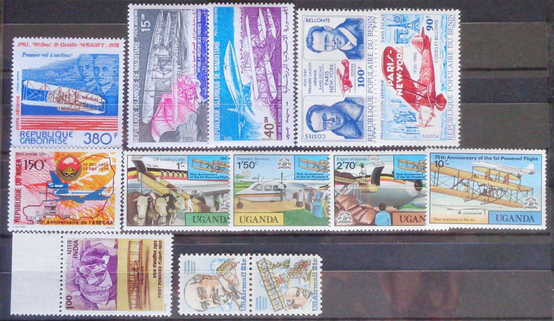 Alle Briefmarken: MONDE: Thématique AVIATION **, 5 photos – Neu (gemäss Beschreibung) aus Le Locle von timbrettino 2