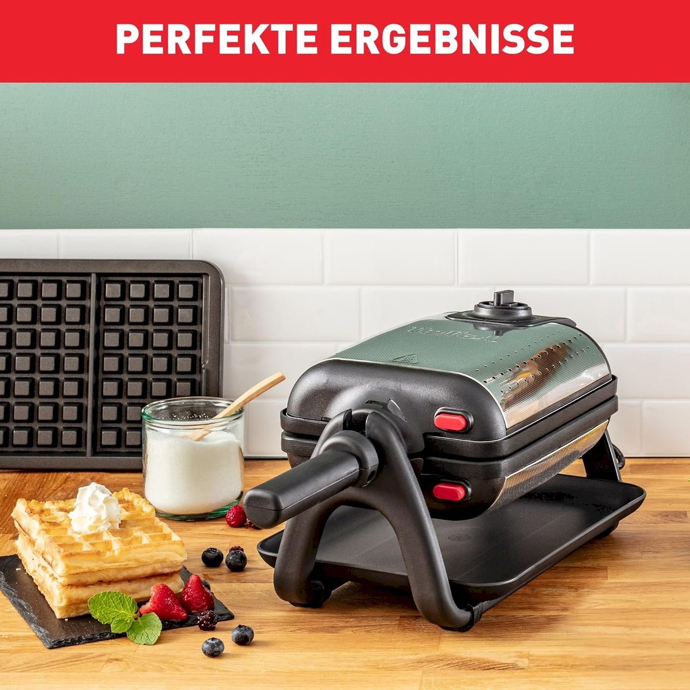 Attrezzatura professionale & Gastronomia: Tefal King Size Waffeleisen WM756D – Nuovo e nell'imballaggio originale da Bottighofen venduto da zaap 4