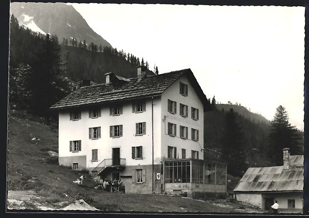 Cartoline postali: AK All'Acqua, Pensione Ospizio – Usato da Berlin venduto da bartko-reher