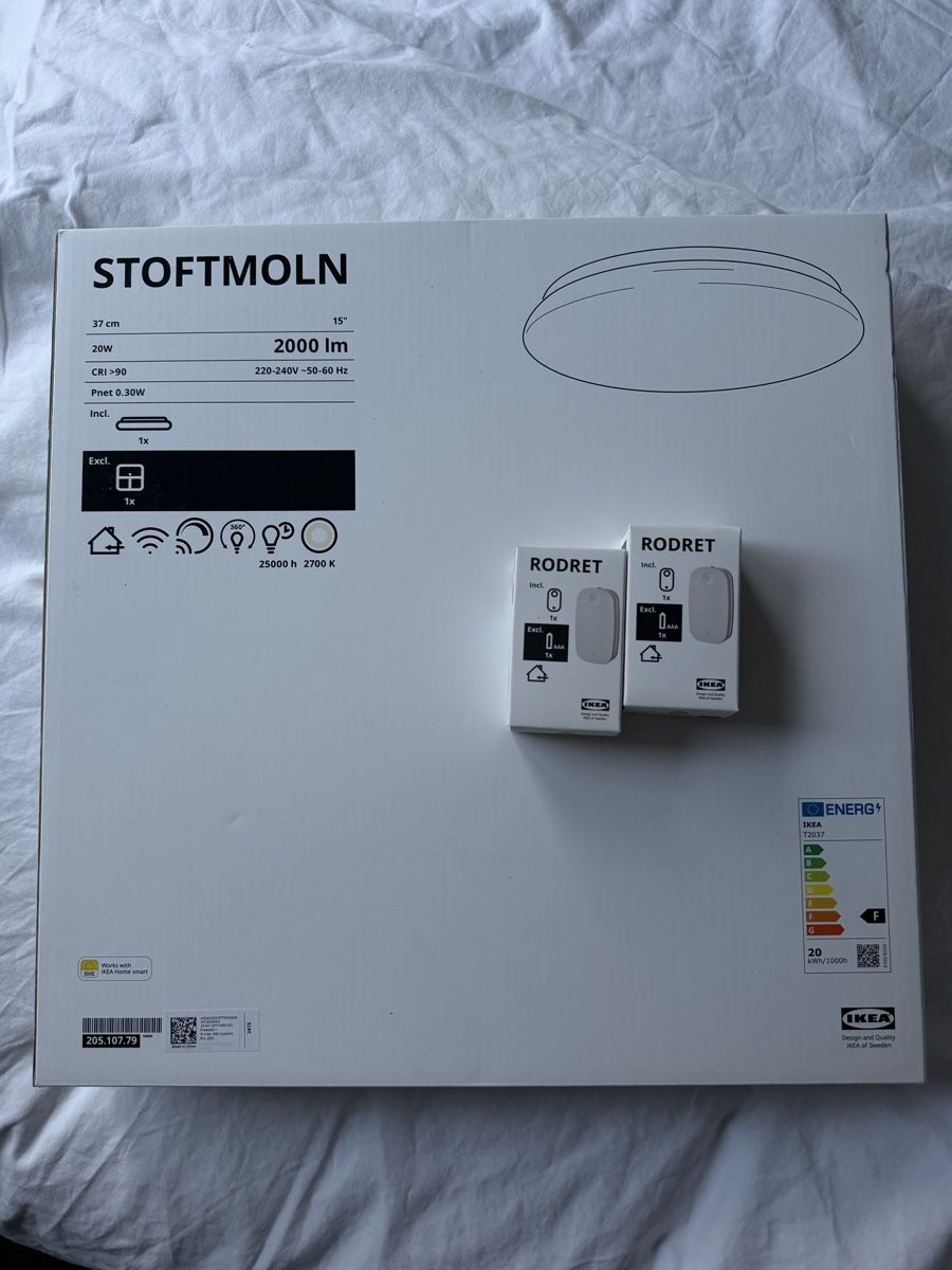 Ikea Lampadari & plafoniere: IKEA STOFTMOLN Deckenleuchte 37cm 2000lm neu – Nuovo e nell'imballaggio originale da Neuhaus SG venduto da cynlo 1