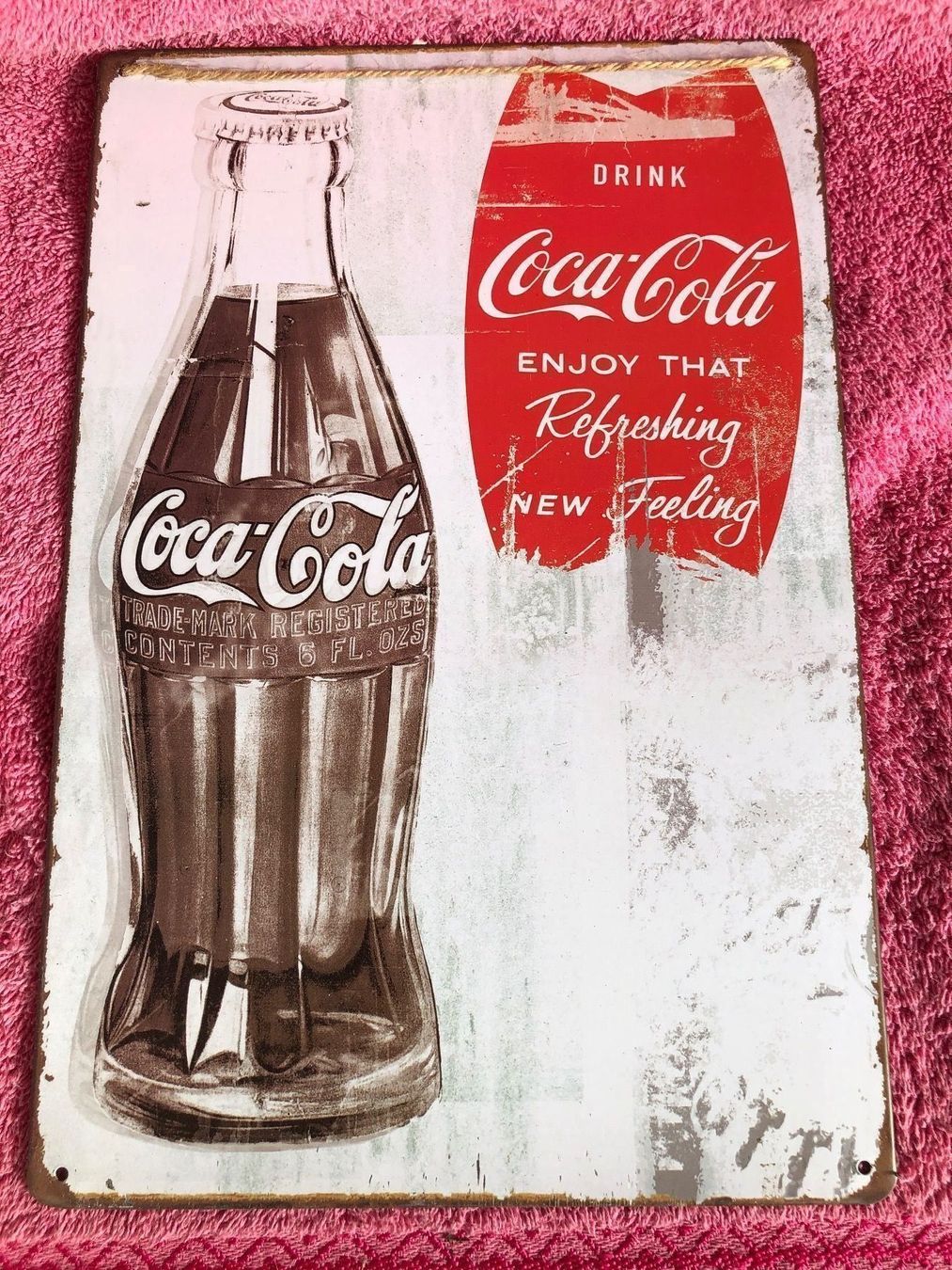 Insegne: Coca Cola werbung classic Flasche – Nuovo (secondo la descrizione) da Reinach AG venduto da rares75