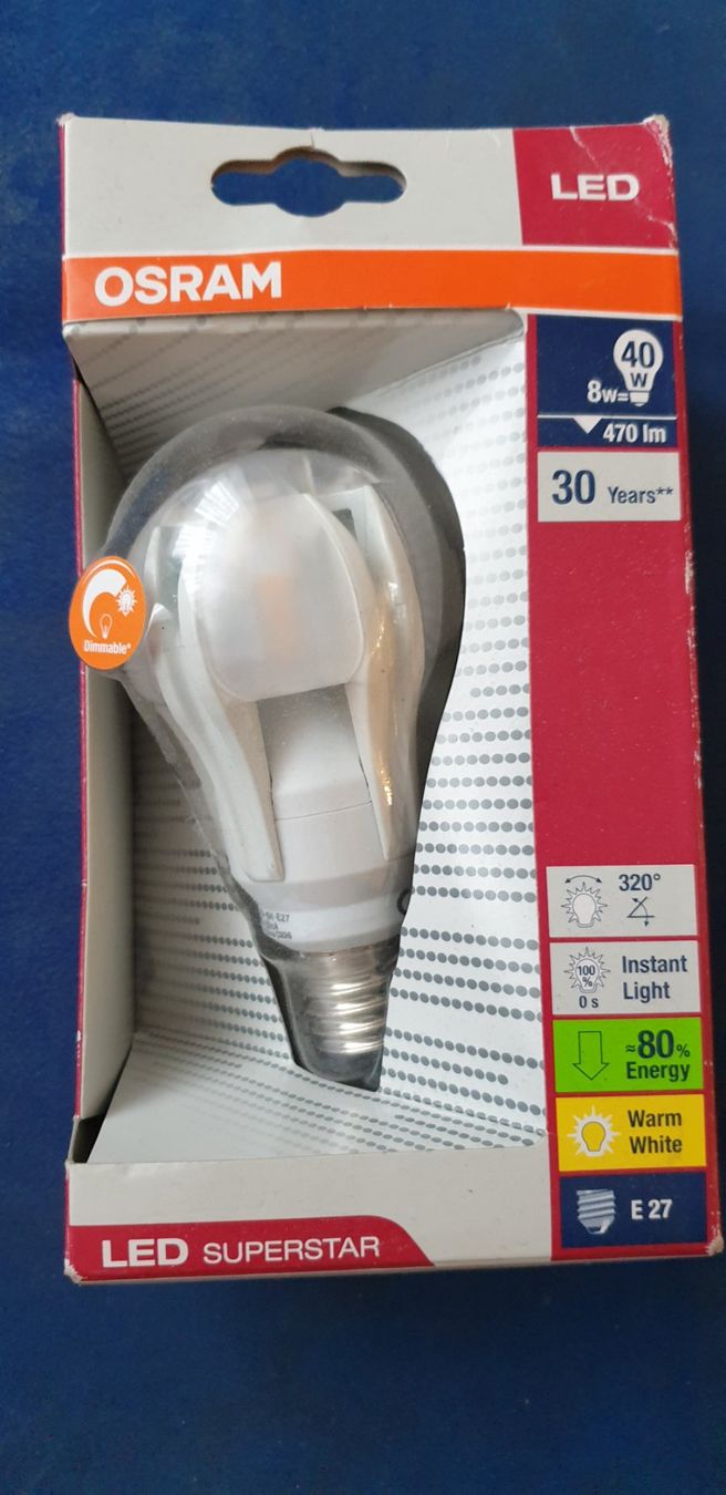 Osram Lampade: Osram LED Leuchtmittel E27 Dimmbar – Nuovo e nell'imballaggio originale da Schönenwerd venduto da Schleuni01