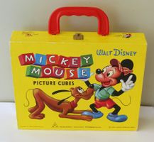 Vintage Walt Disney Micky Maus Bilderbaukasten West Germany