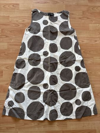 Kleid Marimekko x Uniqlo gepunktet Baumwolle Grösse S
