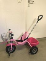 Kinderdreirad mit Schiebestange rosa guter Zustand