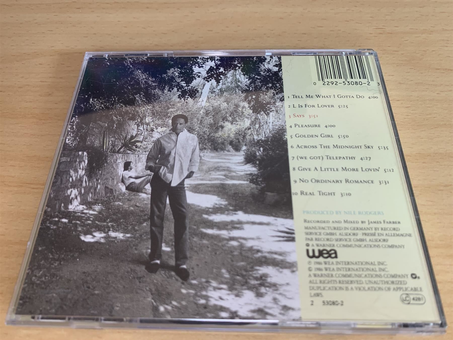 CDs: Al Jarreau – L Is For Lover – Gebraucht aus Rikon im Tösstal von Alpenmutz 1