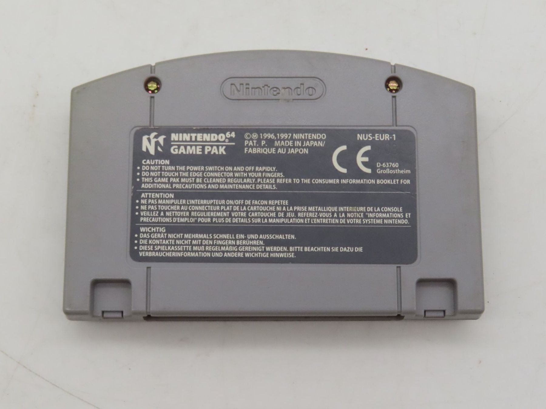 Nintendo Giochi: Nintendo 64 Spiel - Super Smash Brothers – Usato da Reinach BL venduto da WBZ-Flohmarkt 1