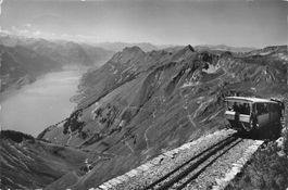 Brienzer Rothorn (BE) Rothornbahn mit Brienzersee