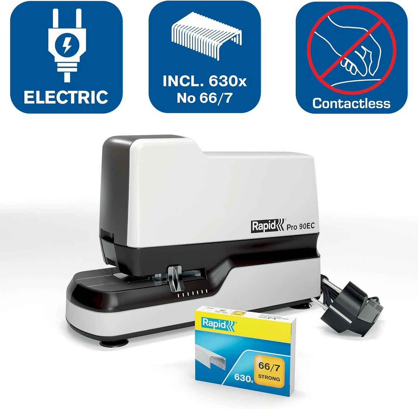 Macchine rilegatrici: Rapid Pro 90EC Elektrisches Heftgerät – Nuovo e nell'imballaggio originale da Bottighofen venduto da zaap 1