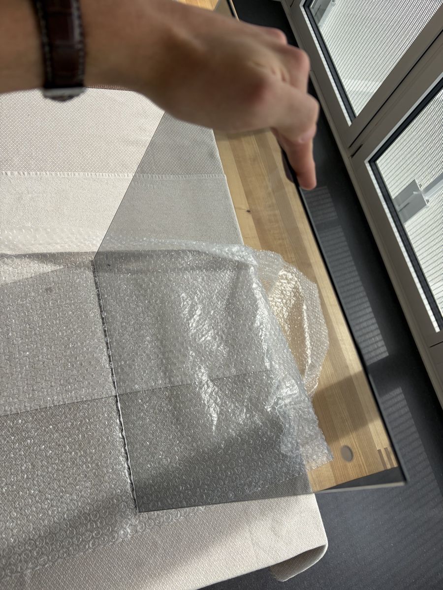 Ikea Piatti di portata: Glasplatte MALM transparent grau,  40x48 cm – Usato da Dagmersellen venduto da sim_zqh8 6