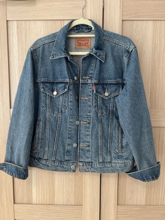 Levi Strauss Denim Jacke blau Baumwolle Grösse M