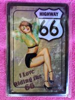 Highway route 66 pin up