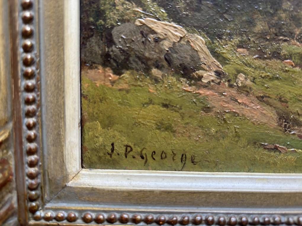 Tableaux: Ölgemälde von J.Ph. George "Am Genfersee" – D'occasion à Zürich par kar_y5sv 2