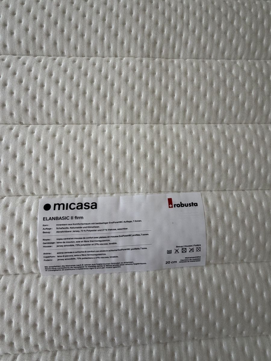 Micasa Matelas: Robusta Elanbasic II firm Matelas – Neuf (Voir description) à Pully par ari_78pk 5