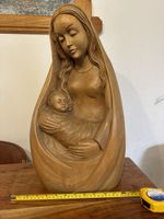Grosse Geschnitzte Heilige Maria Muttergottes Heilige Maria