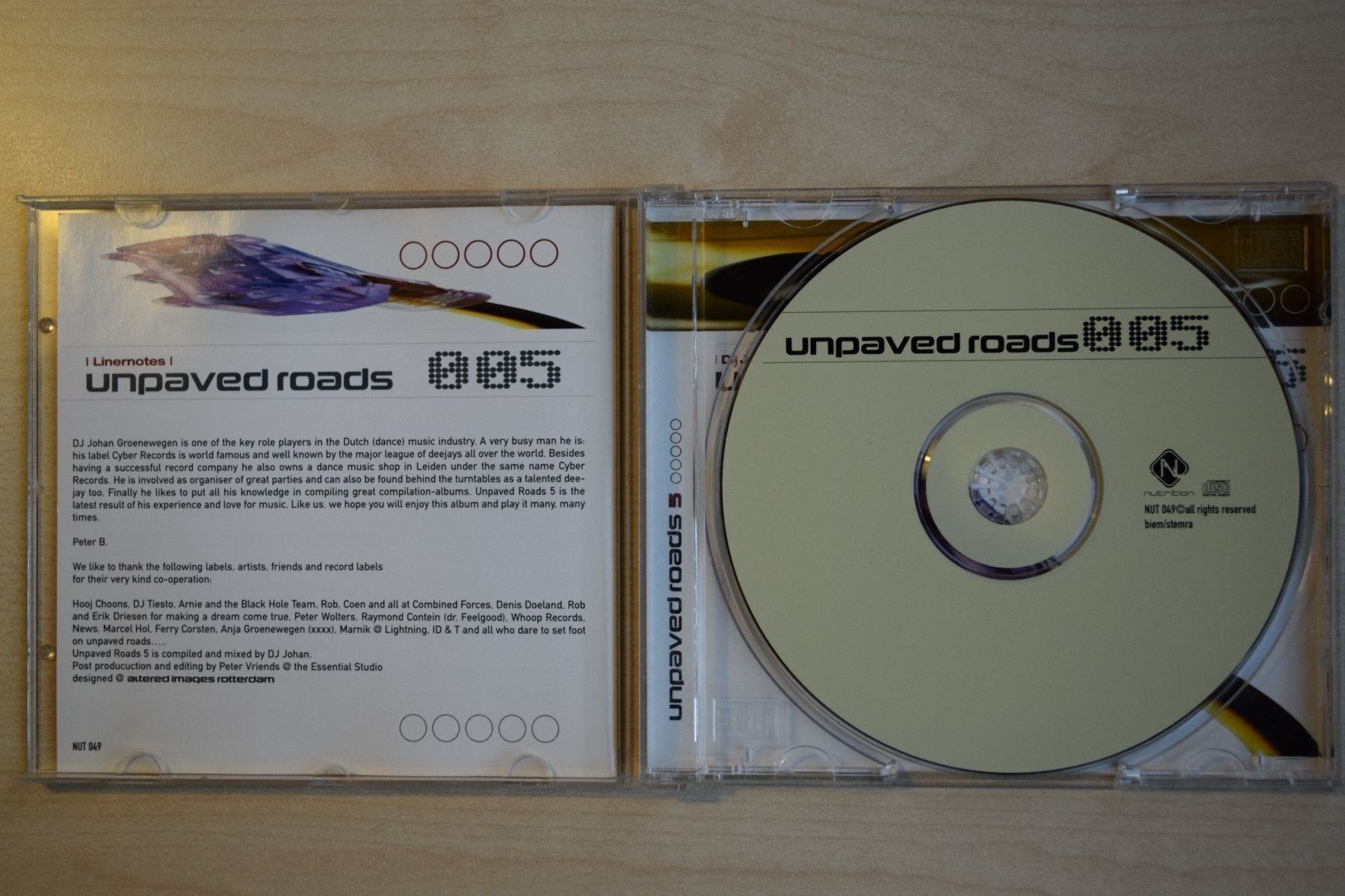 CDs: Dj johan: unpaved roads 005 (209) – D'occasion à Reutigen par DONDON55 3
