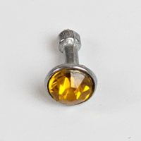 Deko / Anti-Dust Plug - für Audio Klinke 3.5mm (Gelb) NEU*