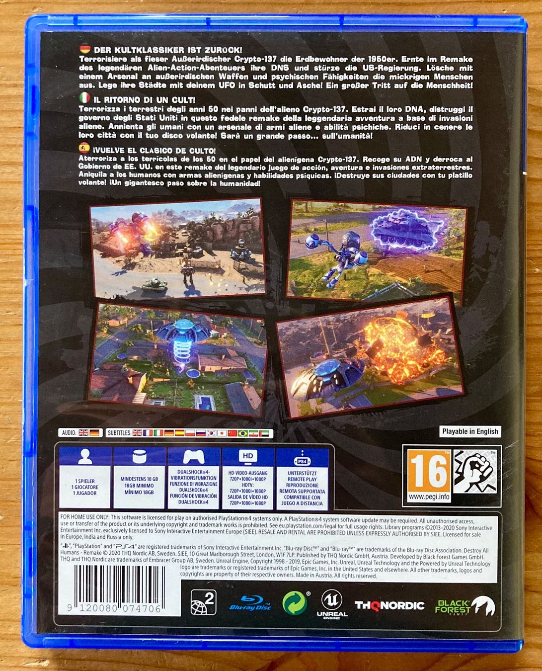 Sony Giochi: Destroy All Humans - PS4 – Nuovo (secondo la descrizione) da Zürich venduto da Djmotionch 3
