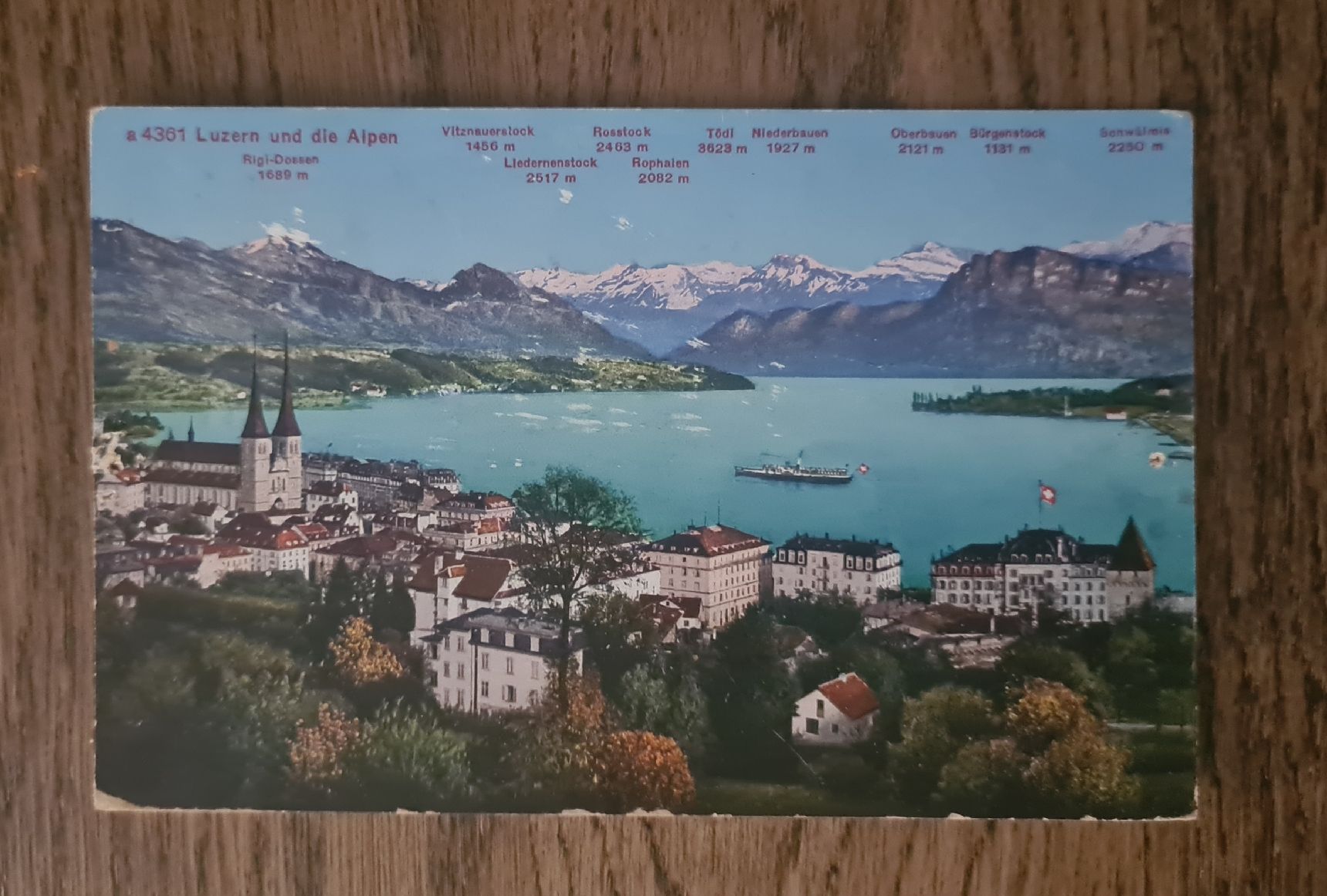 Cartoline postali: Luzern 1929 – Usato da Ebikon venduto da Donar50