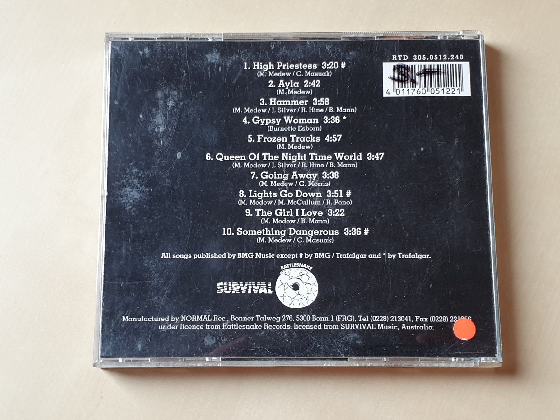 CD: The Screaming Tribesmen Blood Lust – Usato da Stansstad venduto da collectorsshop 1