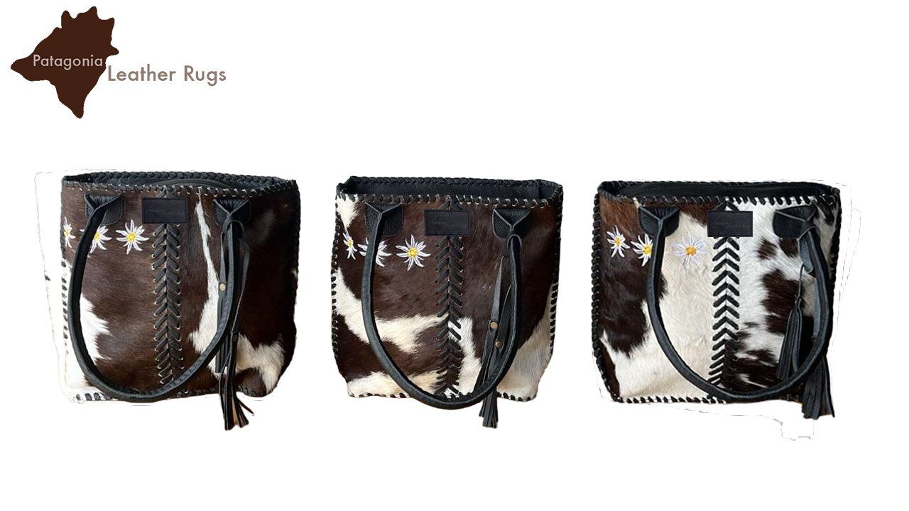Borse da donna: Handtasche aus echtem Kuhfell Edelweiss – Nuovo e nell'imballaggio originale da Arbedo venduto da patagonialeatherrugs 7