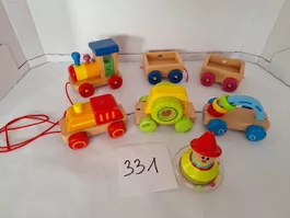 Paket Holz Spielzeug Eisenbahn Hape
