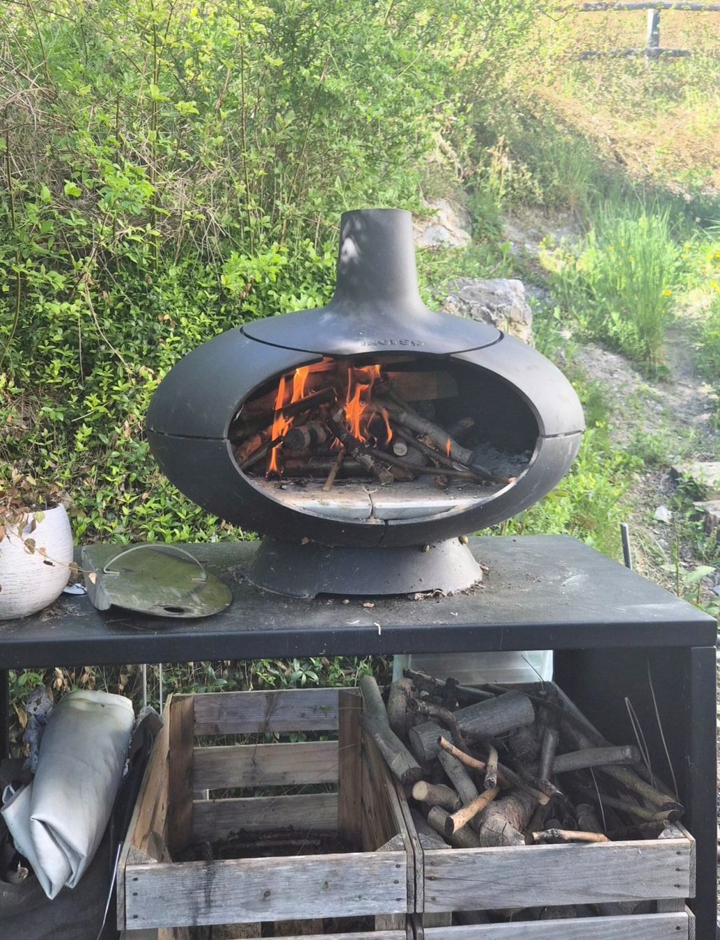 Griglie: Morsoe Pizza Holz Ofen - Gusseisen – Usato da Sagogn venduto da Sulayka