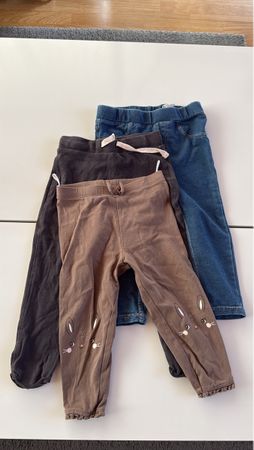 3 Kinderhosen Set gebraucht verschiedene Farben