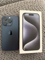 iPhone 15 Pro 256 GB  Titan Blau  Top Zustand