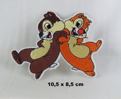 CHIP & CHAP - Aufnäher - Aufbügler - Stickerei 10,5x8,5cm
