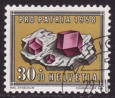 Pro Patria SBK-Nr. 89 (Granat 1958) gestempelt