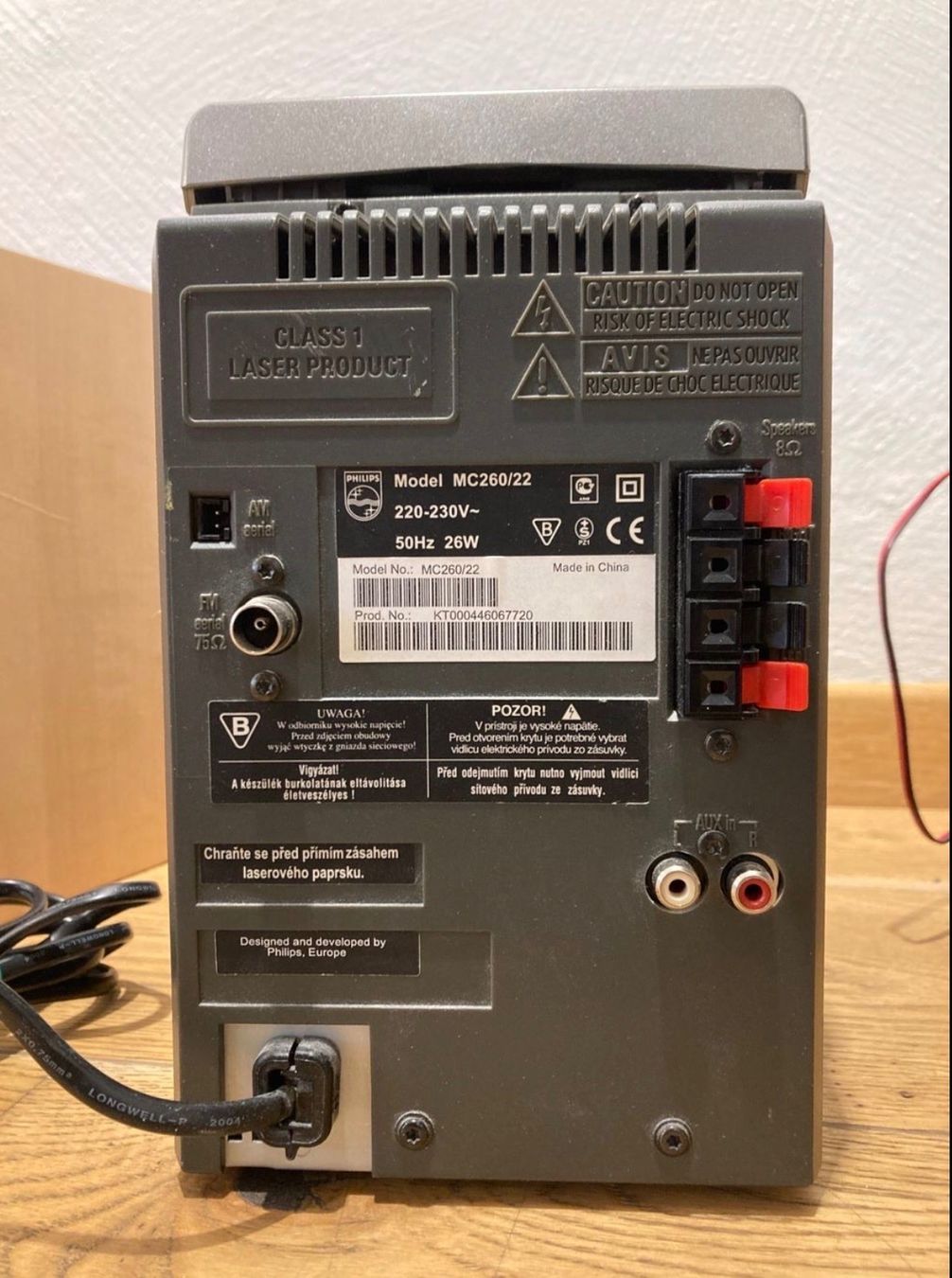Philips Lettore multimediale & Streamer: Philips MC260 Stereoanlage mit FB & 2 Boxen – Usato da Birsfelden venduto da Vossi2 5