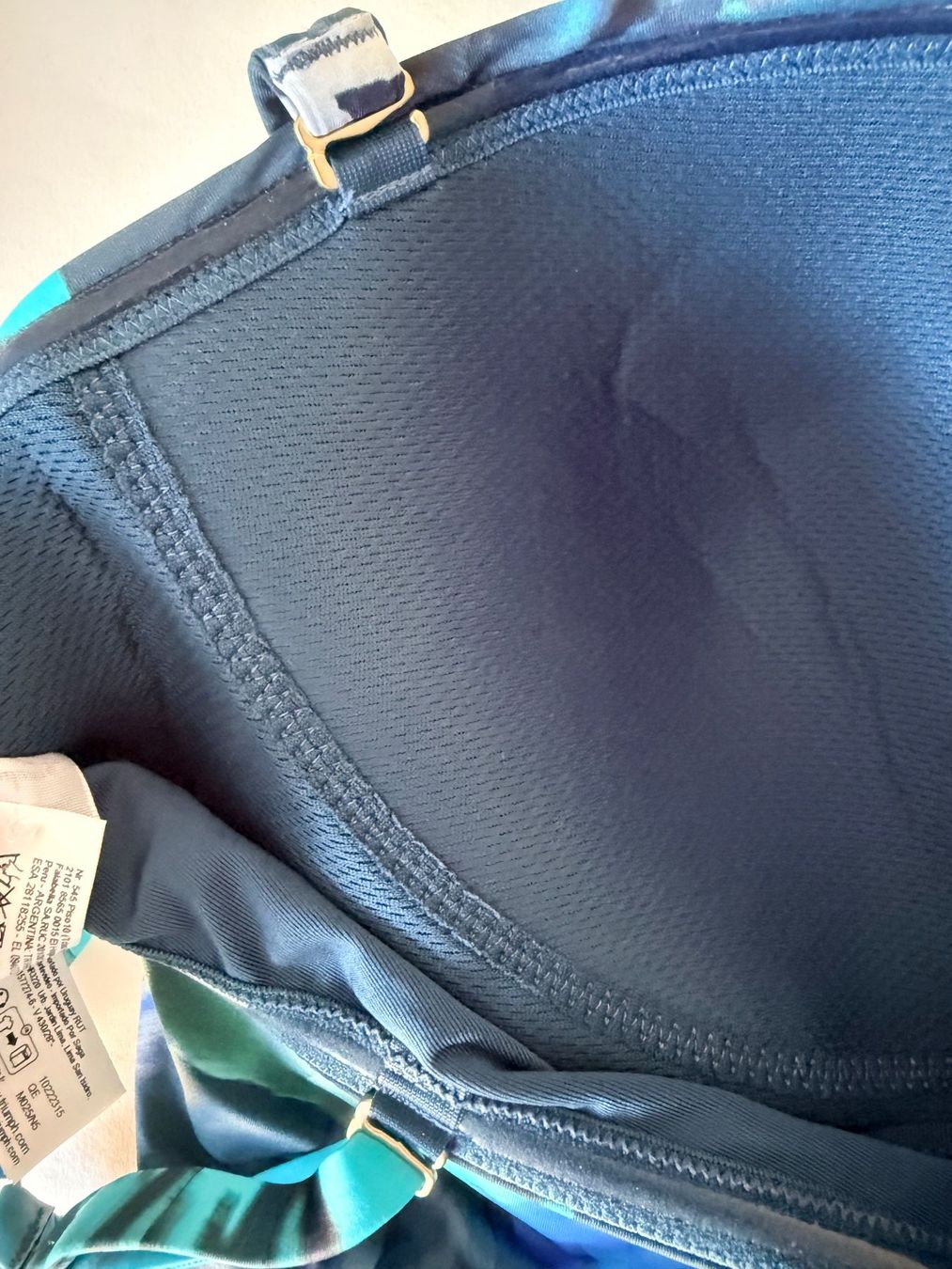 Triumph Badekleider & Bikinis: TRIUMPH, Badekleid SUMMER FLEUR, Grösse 46D, Farbe Blau – Neu und originalverpackt aus Rudolfstetten von gst_g7xl 5