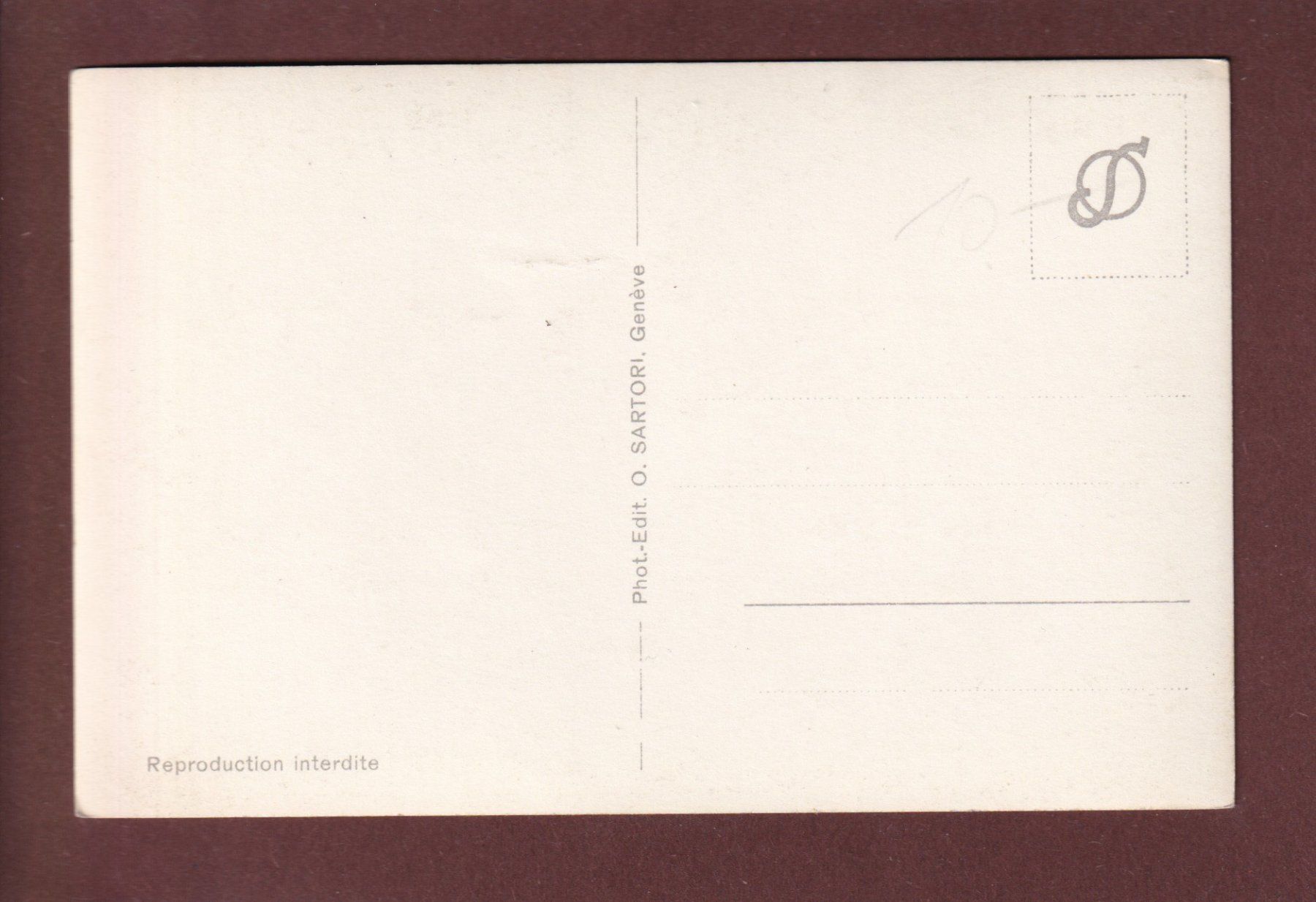 Cartoline postali: GENEVE - Quai des Eaux-Vives – Usato da Pully venduto da nicecards 1