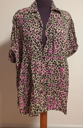 Stylisches Leopardenhemd Gr. S/M