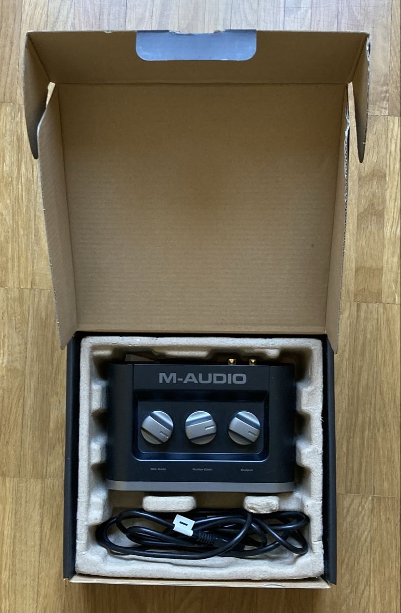 M-Audio Attrezzatura per studi di registrazione: M-Audio Fast Track USB – Audio Interface – Usato da Zürich venduto da Sick0 1