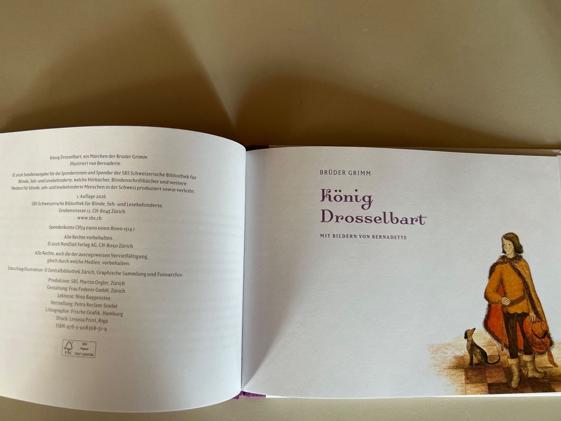 Bücher: Märchenbuch König Drosselbart Gebrüder Grimm neuwertig – Neu (gemäss Beschreibung) aus Villnachern von RicardoMary 1
