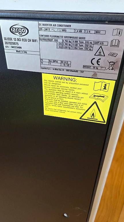 Condizionatori: Argo Ulisse 13 DCI ECO WiFi / climatizzatore split portatile – Usato da Muralto venduto da car_jj9n 1