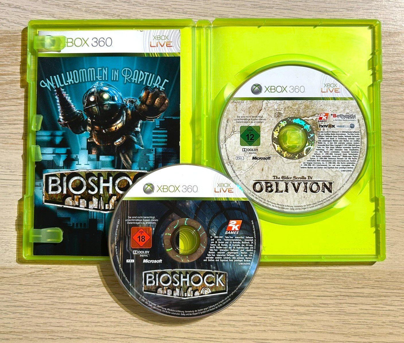 Microsoft Giochi: Bioshock & The Elder Scrolls IV: Oblivion Xbox 360 – Usato da St. Gallen venduto da Alpine.Arcade 2