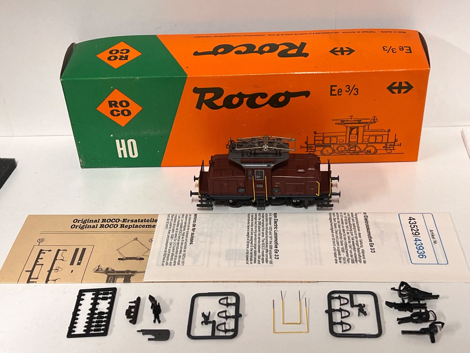 Roco Modelleisenbahnen: Roco 43936  SBB Ee 3/3  H0 AC Analog – Gebraucht aus Geroldswil von TopTrain54
